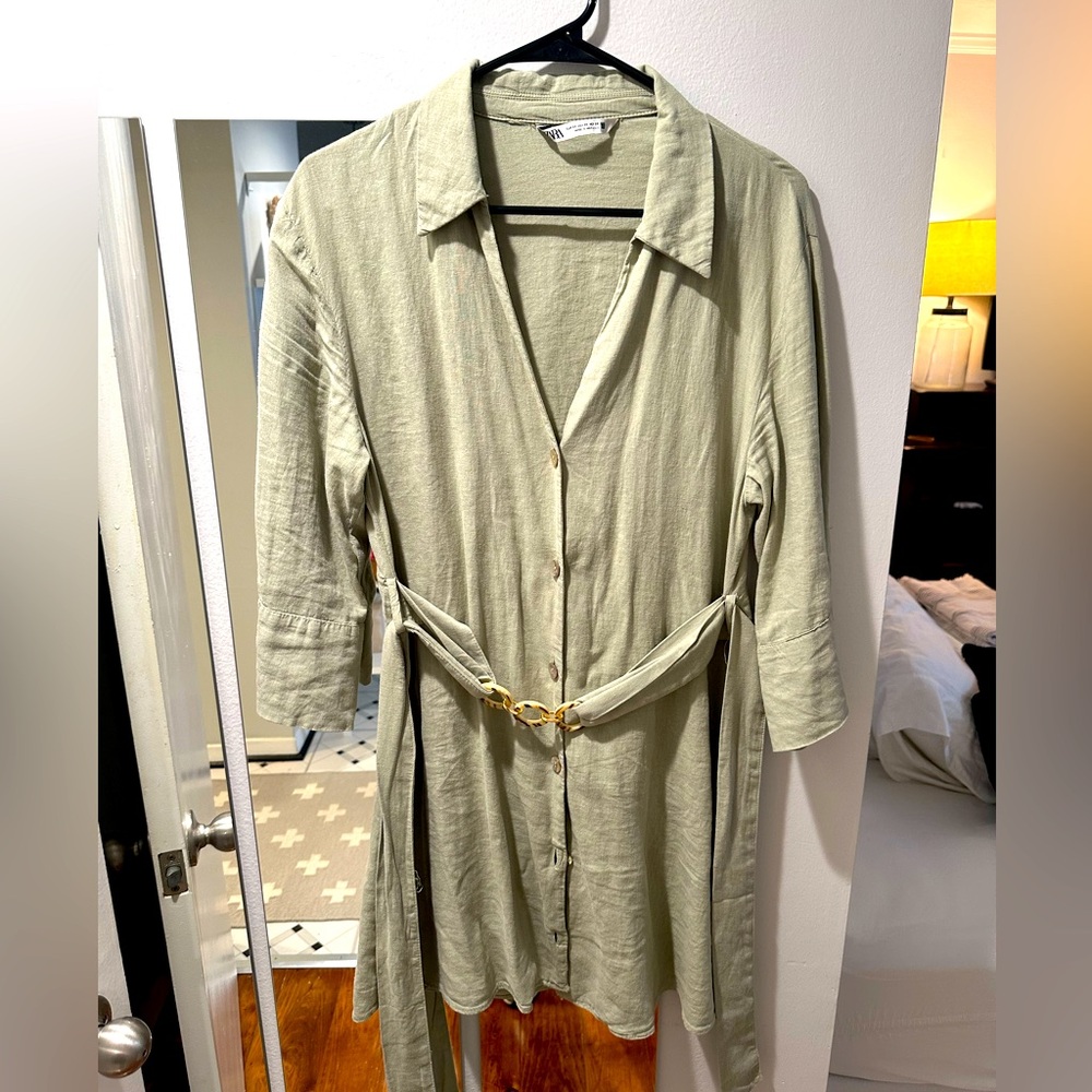 Zara linen dress